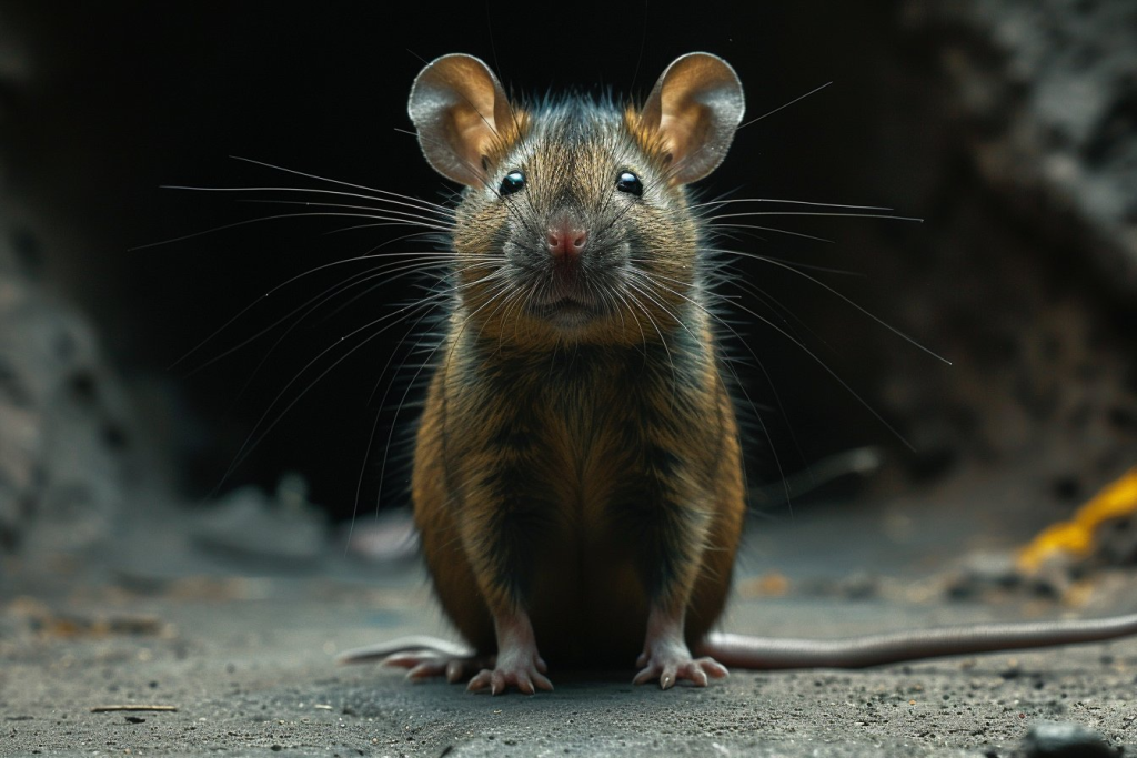 Un rat à Toulouse, photo prise par un dératiseur